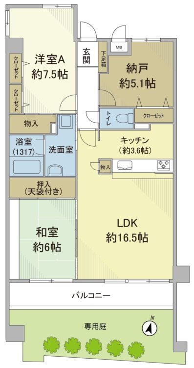 物件間取り図