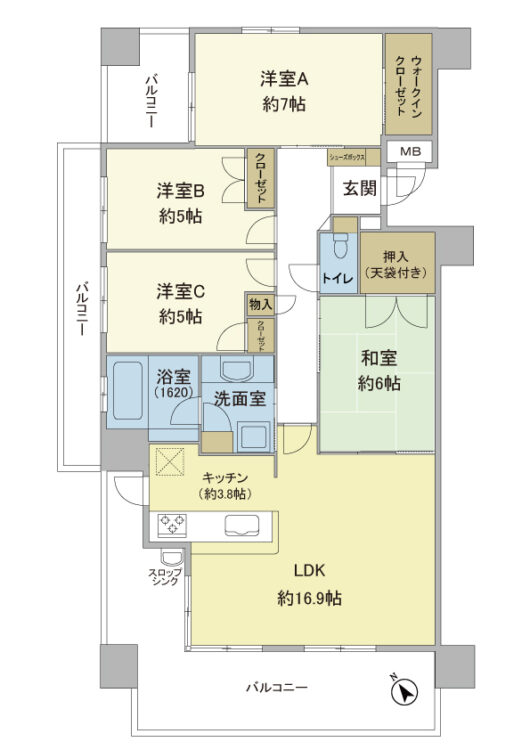 物件間取り図
