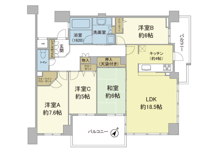 シティハウス井尻間取り