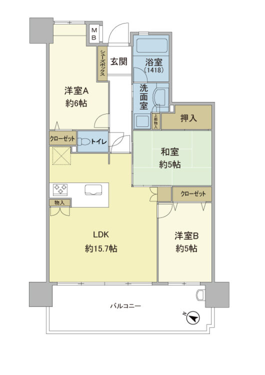 物件間取り図
