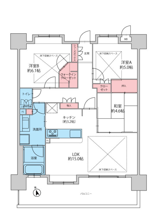 物件間取り図